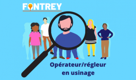 FONTREY dans la Loire recherche un opérateur/régleur en usinage